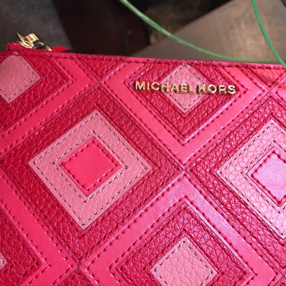 SOLD⛔️Authentic Michael Kors jet set LG sangria Wr - Picture 3 of 8